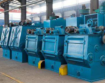 Q3220履帶式拋丸機(jī)，兩個(gè)拋丸器雙拋頭