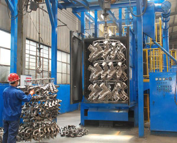 汽車發(fā)動機缸體、缸蓋拋丸機除銹設(shè)備