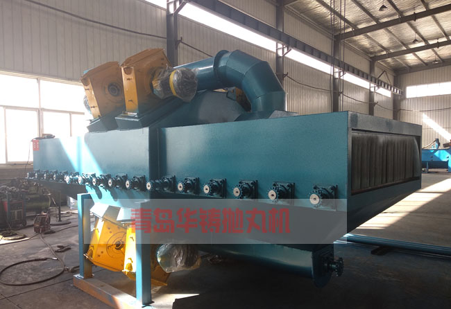 圖一，八個(gè)拋頭拋丸機(jī)